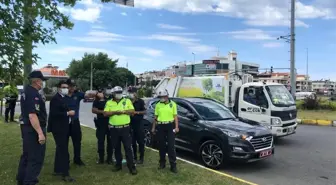 Kaymakam Ünsal, karayollarında incelemelerde bulundu