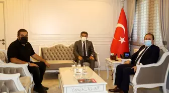 Vali Ali Hamza Pehlivan Şırnaklı İş Adamı Arslan Tatar ile Görüştü
