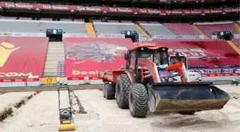 Türk Telekom Stadyumu zemini söküldü! Belhanda'nın kovulmasına neden olmuştu