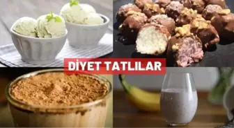 Diyet Tatlılar! Diyette yapılabilecek tatlı tarifleri nelerdir? Diyet tatlılar tarifi