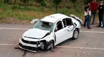 Kuzey Marmara Otoyolu bağlantı yolunda feci kaza: 1 ölü, 2 yaralı