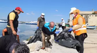Gelibolu'da çevre temizlik çalışması yapıldı