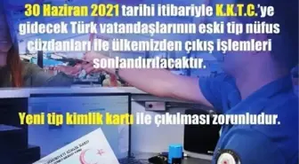 KKTC'ye gidişte yeni kimlik kartı zorunluğu