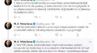 YÖK, akademisyenlerle 'müsilaj' sorununu görüşecek