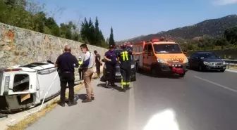 Aydın'da trafik kazası; 1 yaralı