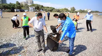 MERSİN'DE CARETTA CARETTALARIN YUVALAMA ALANLARI TEMİZLENDİ