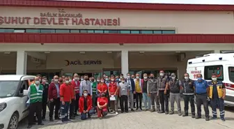 Şuhut Devlet Hastanesi'nde yangın tatbikatı