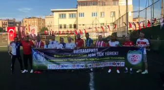 Bayrampaşa'da Milli Takım'a destek maçı düzenlendi