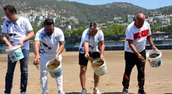 Bodrum İlçe Stadı'nın zemini doğal çim oluyor