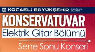 Konservatuvar Elektrik Gitar Bölümü öğrencilerinden yıl sonu konseri