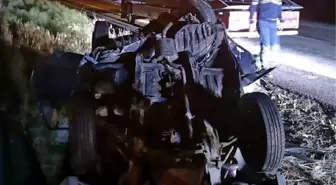 Son dakika: TIR, park halindeki otomobile çarptı; Bülent ile dedesi öldü