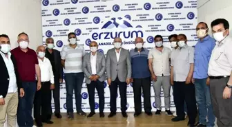 Başkanlardan Erzurumlular'a ziyaret