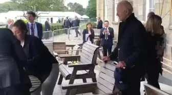 ABD Başkanı Biden, oturduğu masadan gazetecileri kovdurdu