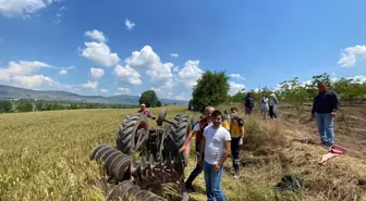 Bilecik'te tarlasını sürerken devrilen traktörün altında kalan sürücü öldü