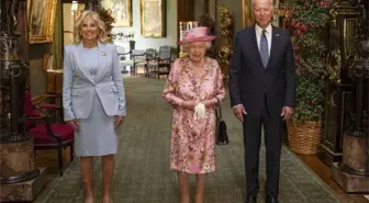 İngiltere Kraliçesi 2. Elizabeth, ABD Başkanı Joe Biden'ı ağırladı