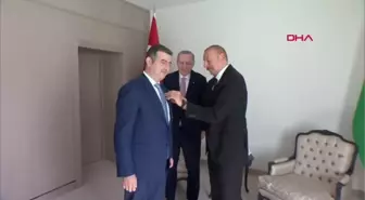 Cumhurbaşkanı Aliyev, Haluk Bayraktar'a 'Karabağ Nişanı' verdi