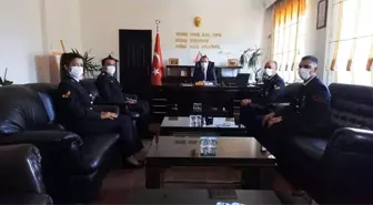 Son dakika haber... Jandarmadan Kaymakam Arslantürk'e ziyaret