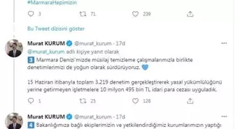 Bakan Kurum, Marmara Denizi'nden 8 günde 3 bin 288 metreküp müsilaj temizlendiğini bildirdi Açıklaması