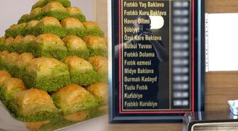 Baklava yemek de lüks oldu! Fiyat listesini gören arkasına bakmadan kaçıyor