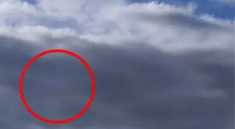 Gökyüzünde görüp UFO zannettiği gizemli cisim meteoroloji balonu çıktı