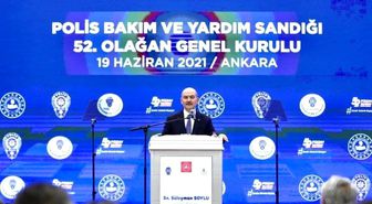 Son dakika haberleri: İçişleri Bakanı Soylu, POLSAN 52. Olağan Genel Kurulu'nda konuştu Açıklaması