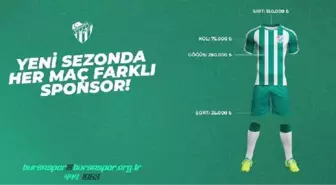 Bursaspor, her maça farklı forma reklamıyla çıkacak