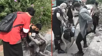 Kız arkadaşıyla sokakta yürüdüğü sırada kurşunların hedefi oldu! Kanlar içinde kalan genç, dayanamayarak baygınlık geçirdi