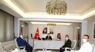 Vali Ali Hamza Pehlivan, Eğitimi Destekleme Platformu İl Başkanı Doç. Dr. Fevzi Rençber'i Kabul Etti