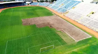 (Özel haber) Tarihi 5 Ocak Stadı'nın çimleri sökülüyor