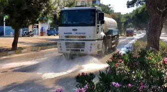 Bandırma Belediyesi'nden Erdek'e temizlik desteği