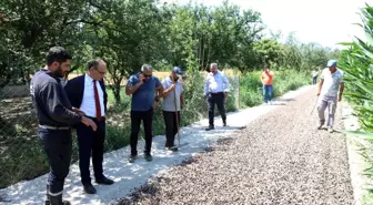 Bostanlık Mevkisinde asfaltlama çalışmaları başladı