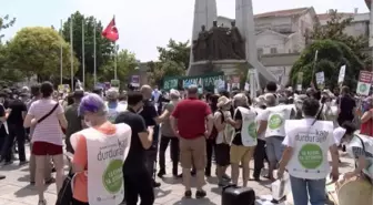 BAKIRKÖY'DE KANAL İSTANBUL PROTESTOSU