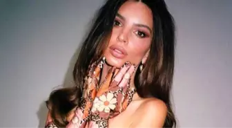 Emily Ratajkowski'nin üstsüz pozları olay oldu!