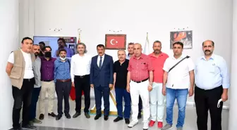 Malatya Gazeteciler Cemiyeti'nden Başkan Gürkan'a ziyaret