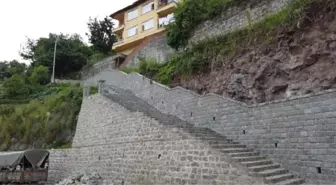 Rize Kalesi'nde 2. Etap alt yapı çalışmaları tamamlandı