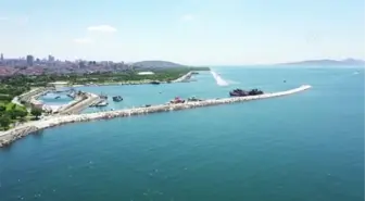 (DRONE) Müsilaj temizleme çalışmaları devam ediyor (2)