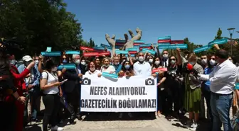 İstanbul'daki gösteride polisin gazeteciye müdahalesi Başkentte protesto edildi