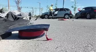 Son dakika haber | Mezuniyet için fotoğraf çekimine gittiler, dönüşte kaza yaptılar: 5 yaralı