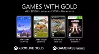 Xbox Live Gold Temmuz 2021 ücretsiz oyunları belli oldu