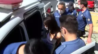 Eğlence mekanında dehşet saçan saldırgan ve oyuncu Ayşegül Çınar polis merkezinden çıkarıldı