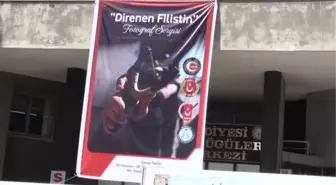 Medya-İş, AA'nın fotoğraflarından oluşan 'Direnen Filistin' konulu sergi açtı