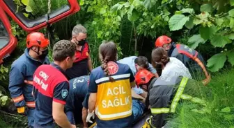 Ordu'da devrilen kamyonun sürücüsü öldü