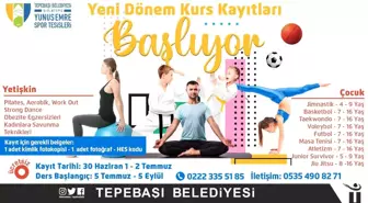 Yunus Emre'de yeni dönem kurs kayıtları başladı