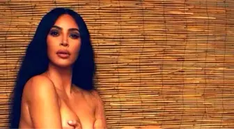 Kim Kardashian sınırları zorladı! Otel odasında üstsüz poz verdi