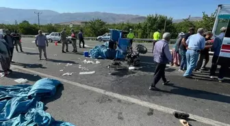 Malatya'da çapa motoru devrildi: 6 yaralı