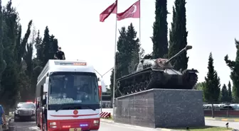 Cumhurbaşkanı Erdoğan, Arifiye'deki tank paleti fabrikası çalışanlarına hitap etti: (1)