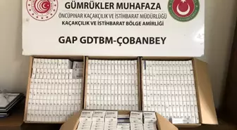 Çobanbey Gümrük Kapısında kırmızı reçeteli ilaç yakalandı