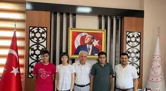 İslahiye Milli Eğitim Müdürü Çetin, LGS'de dereceye öğrencileri kabul etti