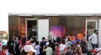 Talas'ta açık havada çocuk tiyatrosu düzenlendi