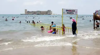 Mersin'de plajlar engelliler için de hazır